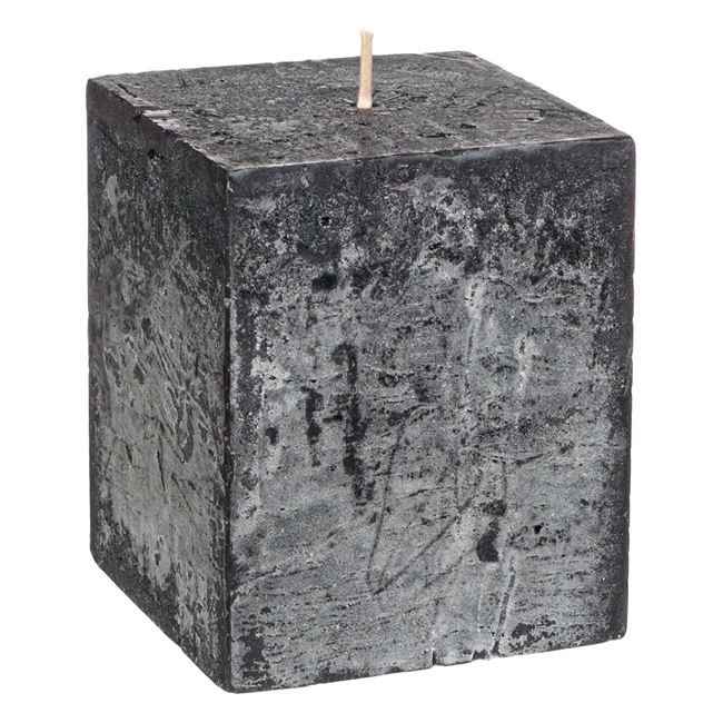 Lumanare Parfumata Patrata Neagra Berry 7.5x7.5x10cm