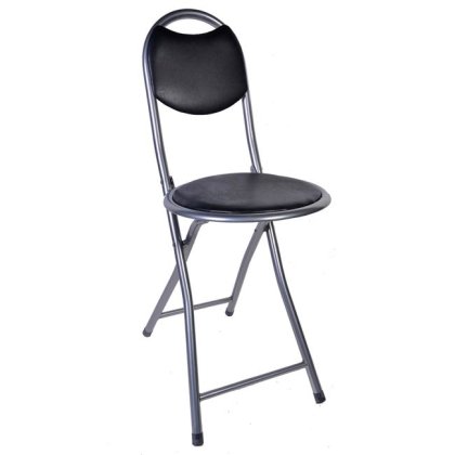 Taburet Metalic Negru 30x40cm
