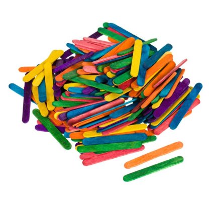 Betisoare Colorate pentru Creatii 5.5cm - 200buc (De-nghetata)