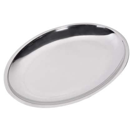 Platou Servire Oval din Inox 40cm