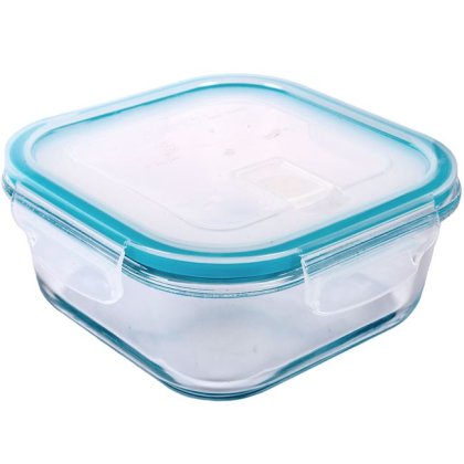 Caserola din Sticla cu Capac din Plastic 750ml