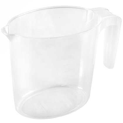 Cana de Masurare din Plastic Transparenta 1l