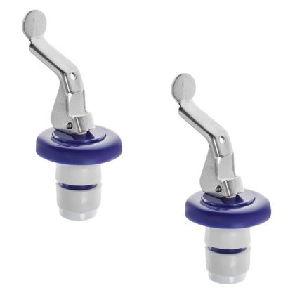 Dop Sticla Metalic Colorat - 2buc