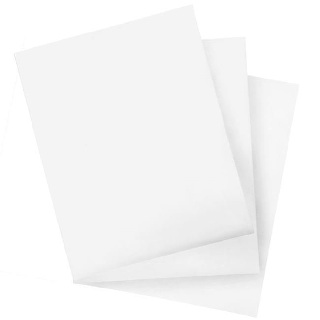 Carton pentru Pictura Alb 30x40cm - 3buc