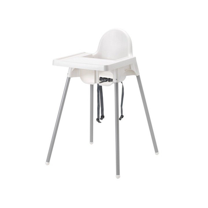 Scaun de masa Antilop, Plastic, 0-36 luni, 15kg, Alb