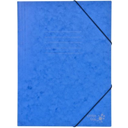Mapa Prespan din Hartie Albastra cu Elastic 25,5x34,5cm