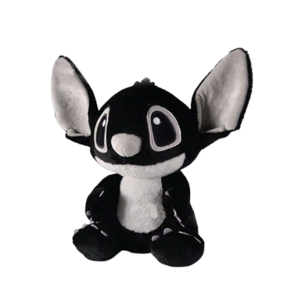 Jucarie din plus Stitch, Personaj din Lilo&Stitch, VICTINY® 23 cm / negru