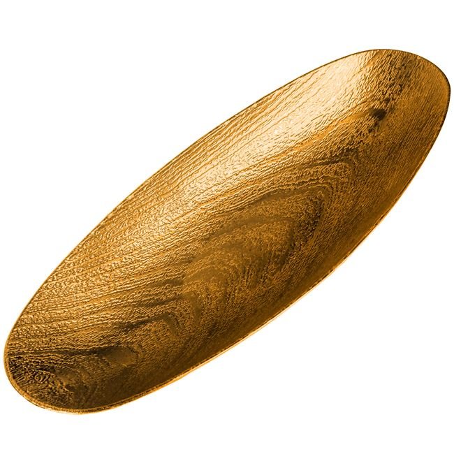 Platou Decorativ din Plastic Gondola Auriu 40.5x15.7x5cm