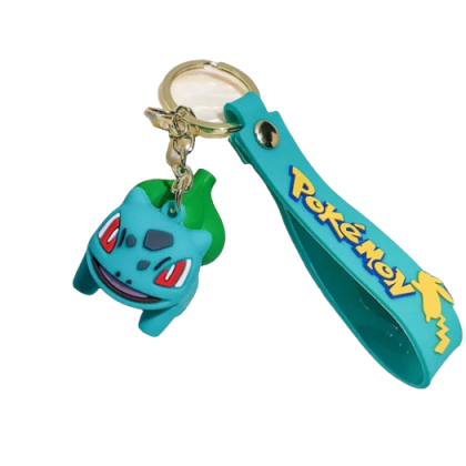 Breloc pentru Chei VICTINY® Ghiozdan, Geanta, Penar, model bulbazar, pokemon, Pentru Copii, verde
