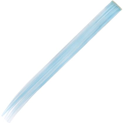 Accesoriu Deghizare Extensie Par Drept cu Clips Bleu - 51cm