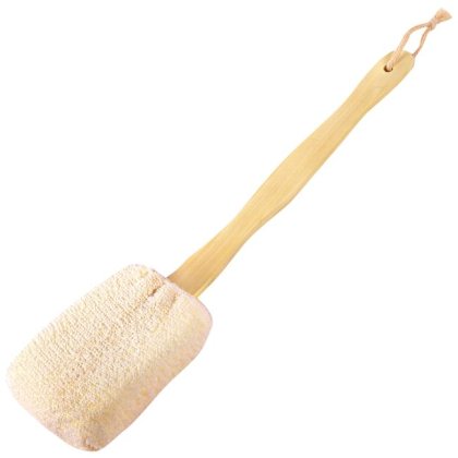 Perie cu Maner de Lemn pentru Baie Masaj 40 cm.