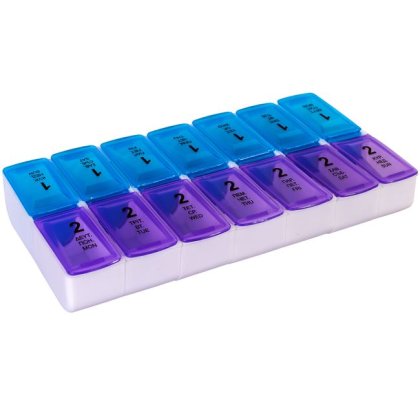 Cutie Pastile Organizare pentru 7 Zile 20x11cm