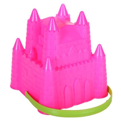 Galeata Plaja Castel Fucsia cu Maner 20x20x18cm