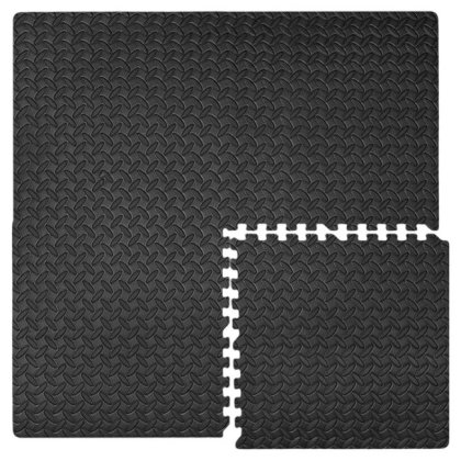 Covoras Modular Puzzle Antracit 61.5x61.5cm - 4buc