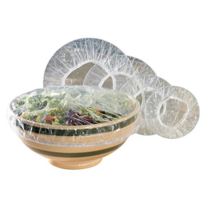 Capace pentru Boluri Transparente de Plastic - 10buc (2 Marimi)