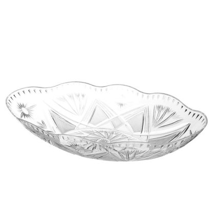 Platou Servit de Plastic Transparent 31x17x6cm