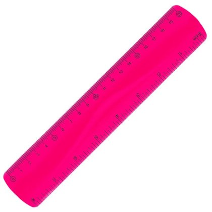 Rigla Flexibila Fucsia 20cm