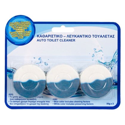 Pastile Rezervor WC Bleu Alb 50g - 3buc