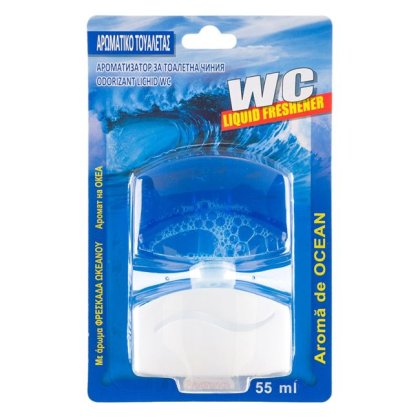 Odorizant Toaleta Lichid cu Aroma de Ocean 55ml
