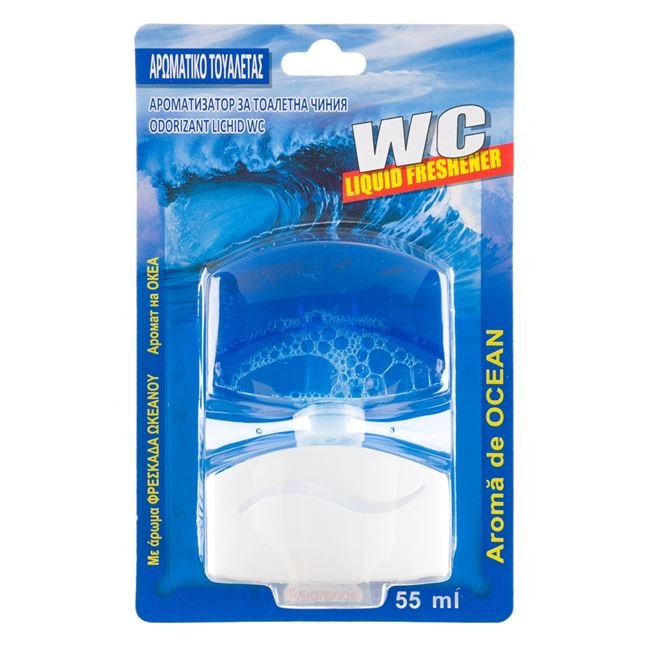 Odorizant Toaleta Lichid cu Aroma de Ocean 55ml