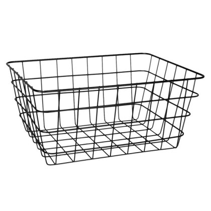 Cos Metalic Negru 32x24x15cm