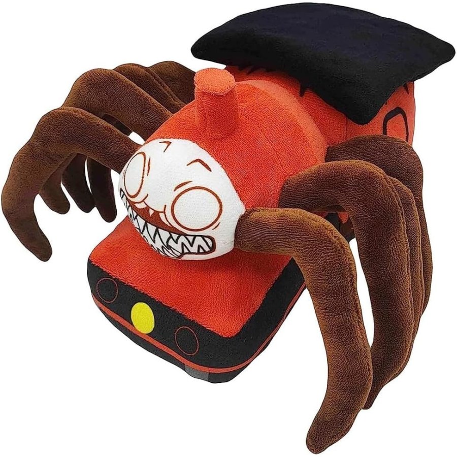 Jucarie plus Choo Choo Charles, Spider Train, 20cm, Portocaliu-Negru