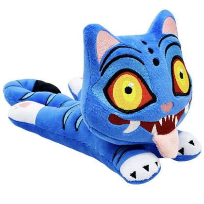 Jucarie de plus Tiger Derpy, 30x45cm, multicolor, set de colectie