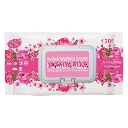 Servetele Umede pentru Maini / Corp cu Aroma de Flori - 120buc