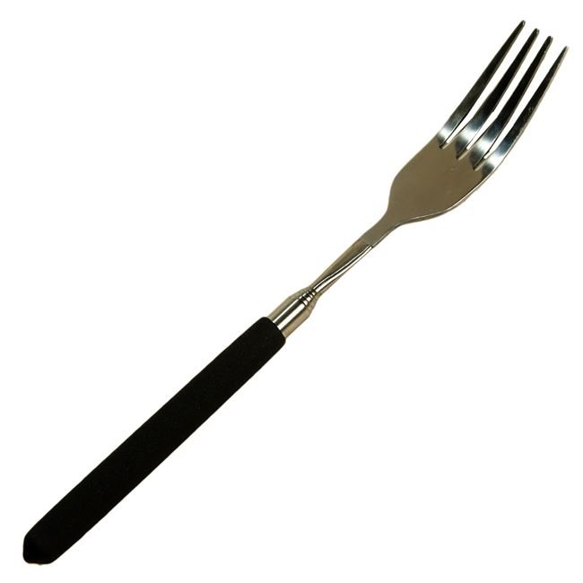 Furculita Extensibila Metalica Neagra 20-63cm