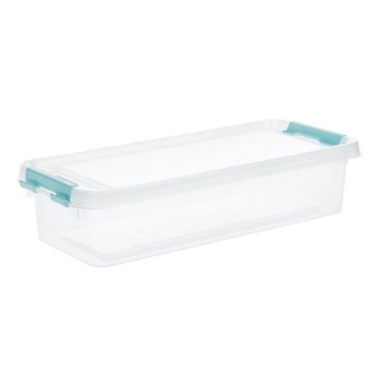 Cutie de Depozitare din Plastic Transparent cu Capac 3,5L