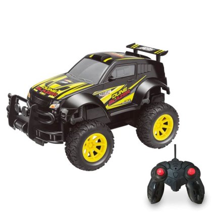 Masina Off - Road Neagra Galbena cu Telecomanda 1:16 / 27MHz