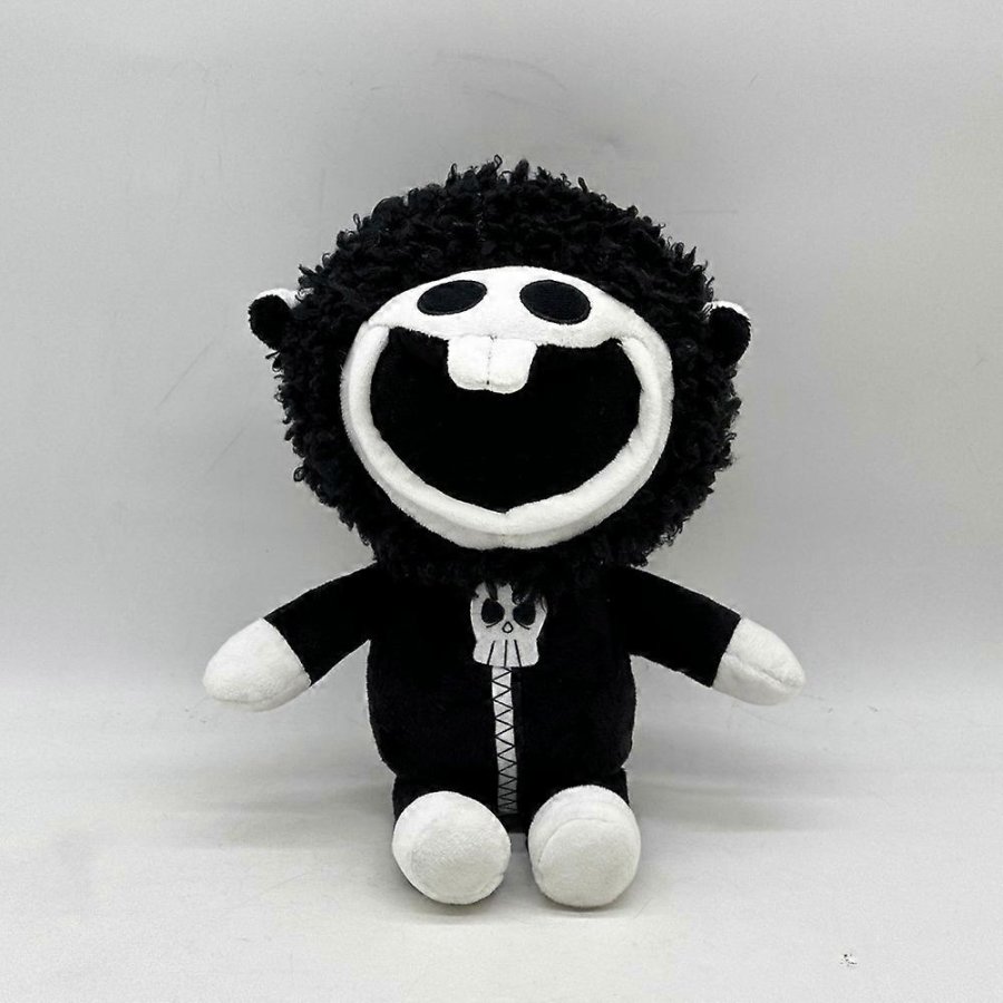 Jucarie de plus, Poppy Playtime, design unic, umplutura din bumbac PP, negru