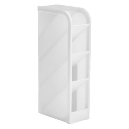 Suport Pixuri Transparent din Plastic cu 4 Compartimente 9x4.5x20.5cm