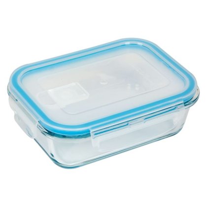 Caserola din Sticla cu Capac din Plastic 650ml