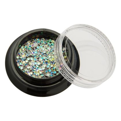 Strass Decorativ pentru Unghii Alb Crystalized - 150buc