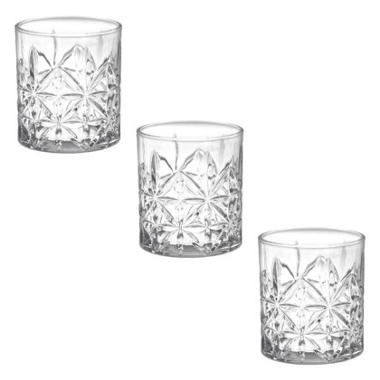 Set 3 Pahare din Sticla Whisky 330ml