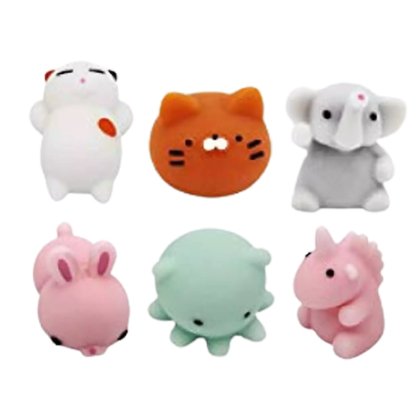 Set 6 Jucarii Senzoriale Zenuk® - Squishy Mushy, Fidget Toys, Antistres, Multicolor