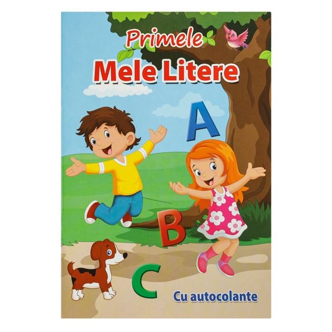 Carte Educativa ”Primele Mele Litere” cu Autocolante - 24F