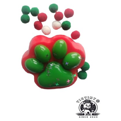 Jucarie squishy moale cu textura de revenire lenta VICTINY® Labuta verde / rosu
