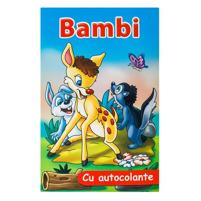 Carte ”Bambi” cu Autocolante - 8F