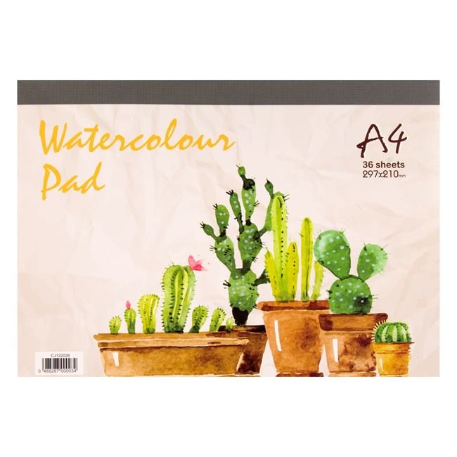Bloc Acuarela A4 Coperta Cactusi - 36F