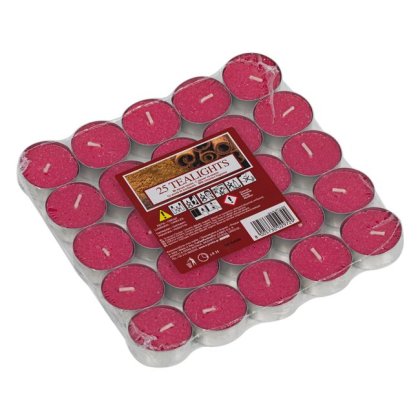 Lumanari tip Pastila Rosii cu Aroma de Scortisoara Ø3.5x1.5cm - 25buc