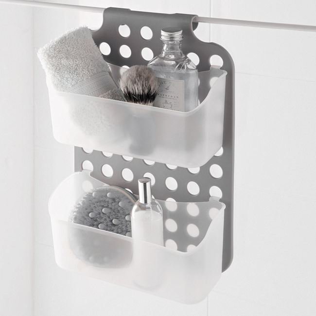 Raft pentru Baie din Plastic cu 2 Nivele