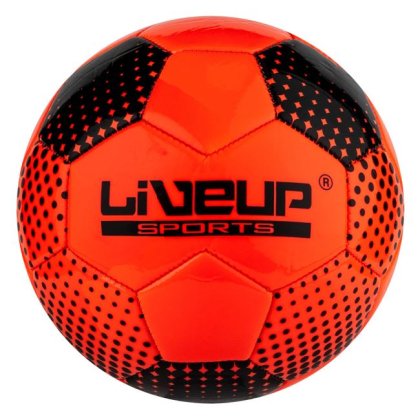 Minge de Fotbal Portocalie Neagra Nr.4