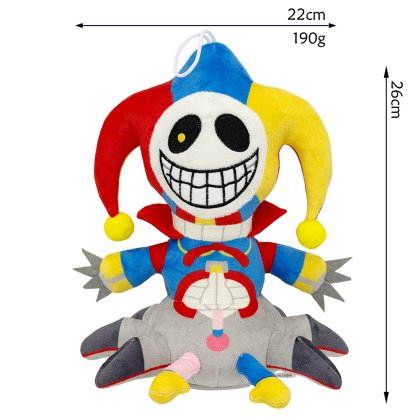 Jucarie de plus Poppy Playtime Poppy 5, jucarie de plus infricosatoare, clown cu picioare gri, set
