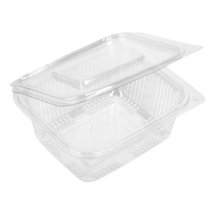 Caserole Alimente Transparente cu Capac 500cc - 3buc