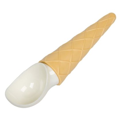 Lingura cu Maner Cornulet pentru Inghetata 19cm