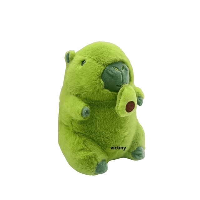 Capybara plush cu avocado sau banana VICTINY® verde 22 cm
