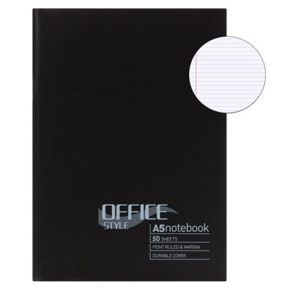 Caiet A5 Negru Coperta PP - 50F
