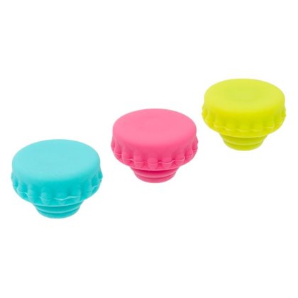 Dop pentru Sticle din silicon 3 Culori - 3buc